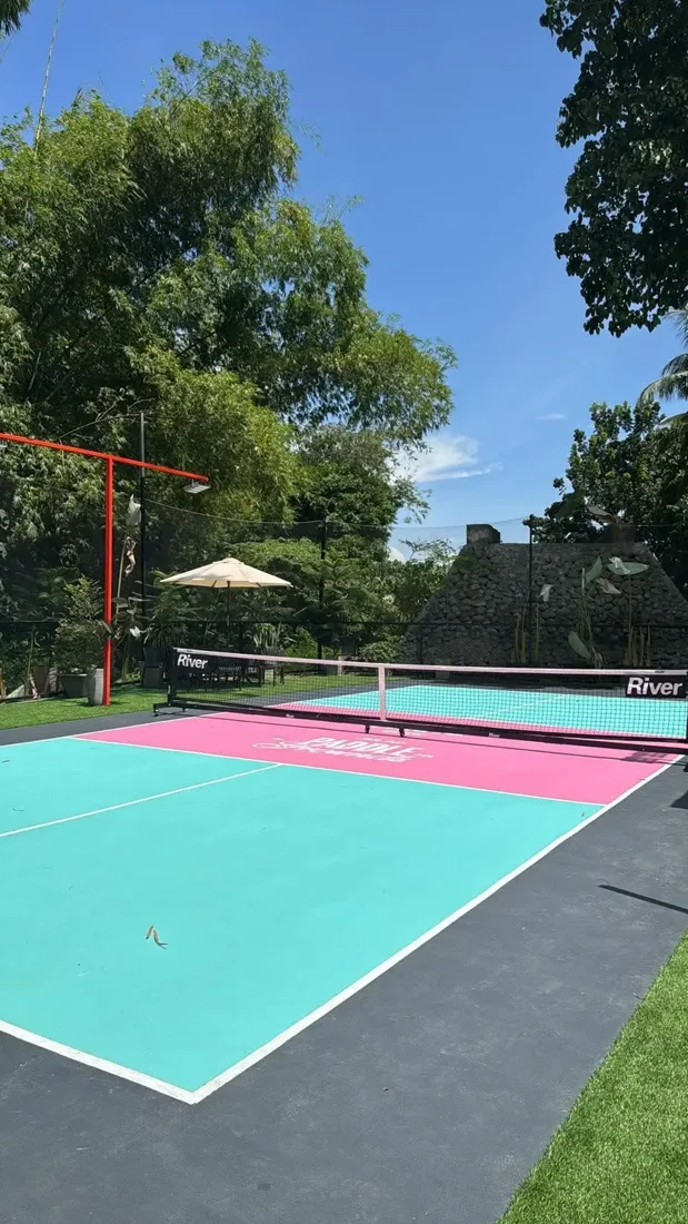 Pickleball courts at JMLAD Paddle Grounds